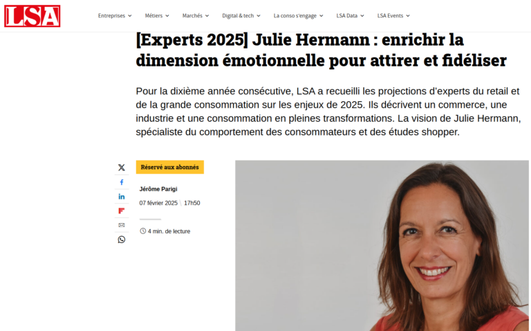 Tribune d’expert LSA – Enrichir la dimension émotionnelle pour attirer et fidéliser vos clients